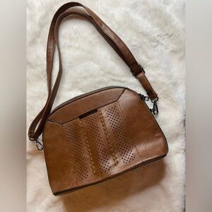 Elegant Brown Crossbody Bag